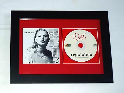 Taylor Swift Reputation Signature CD Mounted Signed* Black Frame Red Edition • $69.99