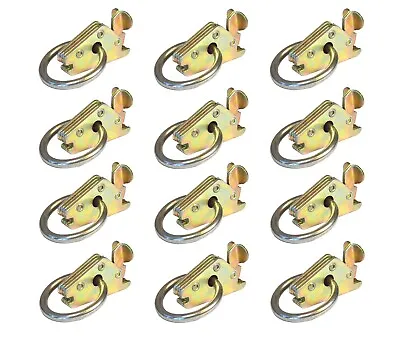 12 Pack Heavy Duty E Track 2  O Ring Fitting For Enclosed Trailer Tie Down Strap • $39.98