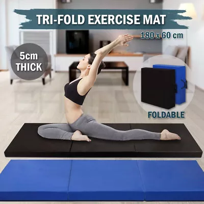 Folding Exercise Floor Mat Dance Yoga Gymnastics Training Home Judo Pilates Gym • $43.95