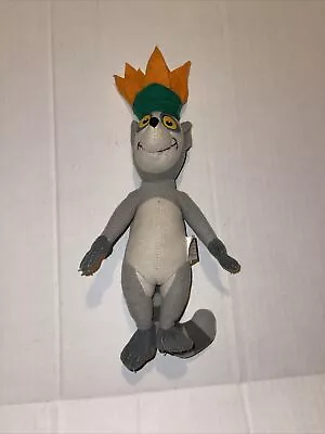 Madagascar 2 Party King Julian Plush 13” Nanco • $15