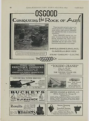 1927 Osgood Co. Ad: Clemente Contracting Of The Bronx New York City - Conqueror • $17.76