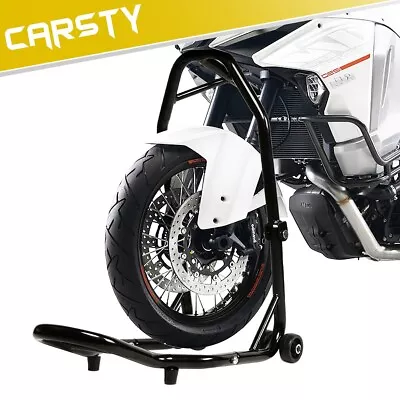 CARSTY Universal Motorcycle Stand Front Wheel Lift Spool Paddock 440 LBS Load • $81.99