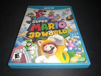 Super Mario 3D World Nintendo Wii U LN Perfect Condition COMPLETE • $126.53