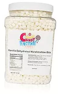  Vanilla Mini Dehydrated Marshmallow Bits In Jar 8 Oz 8 Ounce (Pack Of 1) • $19.78