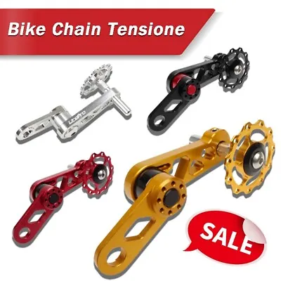 $15.99 • Buy For MTB Bicycle Single Speed Bike Chain Tensioner Oval Disk Chainring Converter