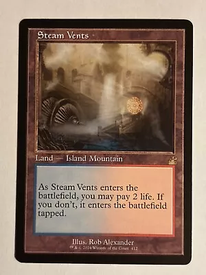 Steam Vents - Retro Frame - Ravnica Remastered - NM MTG • $19.99