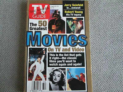 TV GUIDE 1998 August 8 14 The 50 Greatest Movies Special  Edition Magazine • $14