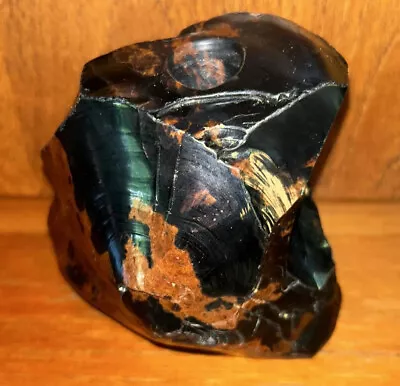 OBSIDIAN - DRAGON GLASS - VOLCANIC GLASS Votive - Maker Mark On Bottom • $35