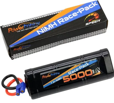 Powerhobby 7.2V 6-Cell 5000mah Nimh Flat Battery Pack W EC3 Plug • $31.99