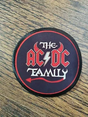 £5.99 • Buy AC DC  FAMILY ANGUS YOUNG / BON SCOTT HEAVY METAL HEAD ROCK Sew On Patch