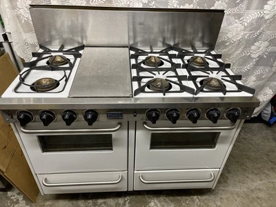 $4499.98 • Buy Five Star Gas Range, 48 , Stainless Steel, 6-Burner, 2 Ovens, Griddle WTN530-GW
