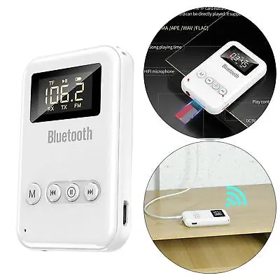 £14.99 • Buy Gazechimp 2-in-1 Bluetooth Transmitter Receiver Adapter Wireless Audio FM For TV