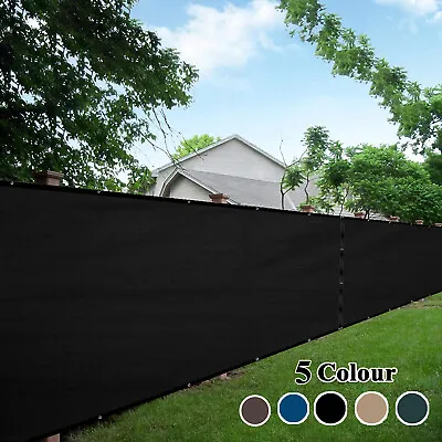 3/4/5/6/8ft X 50ft Outdoor Patio Privacy Garden Screen Fence Mesh UV Shade Net • $38.99