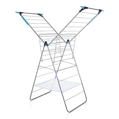 Minky Xtra Wing Indoor Airer 24m Drying Space - Silver • £37.99