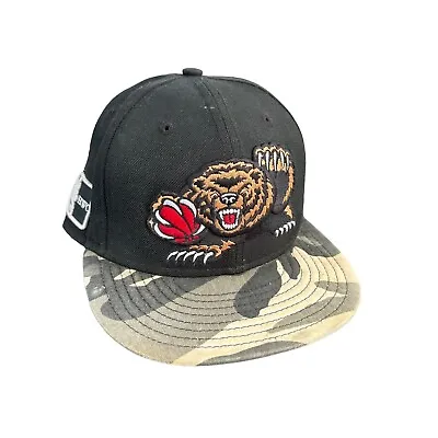 NBA Hardwood Classics Vancouver Grizzlies Hat Size 7 Camp W/ Grizzly New Era • $17.50