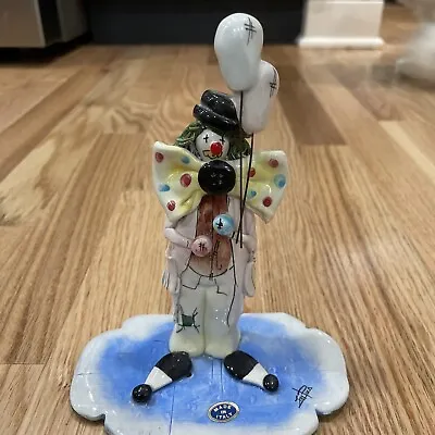 Vintage Rare Zampiva Figurine Clown Signed Made Italy • $25.40