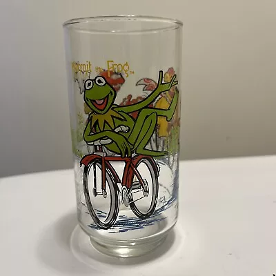 Vintage 1981 Kermit The Great Muppet Caper Collectors Glass Cup McDonald’s • $14.99