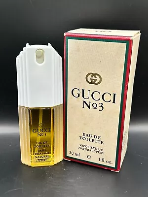 Gucci No.3 30ml Vintage Edt Spray (new With Box) • $179.50