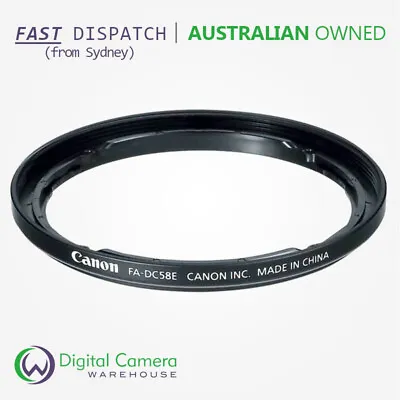 Canon Filter Adapter FA-DC58E For PowerShot G1X MKII Mark II Digital Camera • $71.30