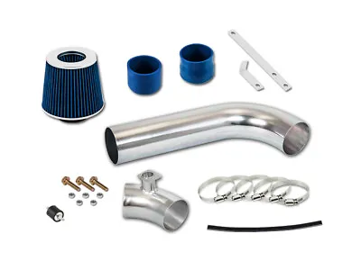 3  Blue Cold Air Intake Kit + Filter For 92-98 BMW E36 323/325/328 • $51.29