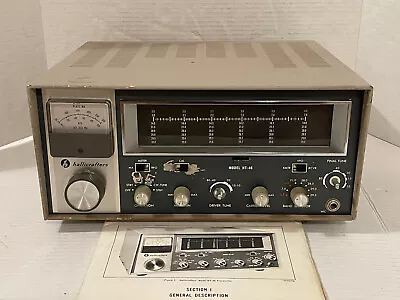 Rare Vintage Hallicrafters Model HT46 Ham Tube Radio Transmitter & Manual Works* • $175