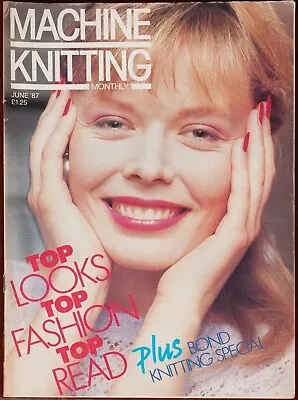 Machine Knitting Monthly Pattern Magazine 1987 June Vintage Ladies Circle Skirt • £7.49