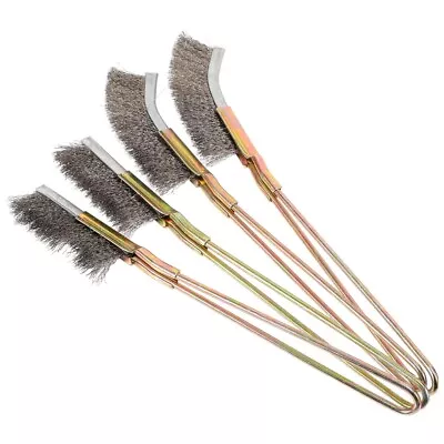 4pcs Door Window Brush Metal Scratch Remover Cleaning Brush Steel Brush • $14