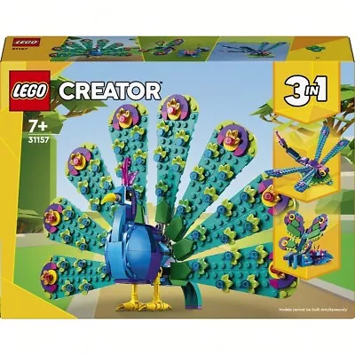 LEGO® Creator 3-in-1 Exotic Peacock #31157 Brand New SAME DAY EXPRESS POST • $45