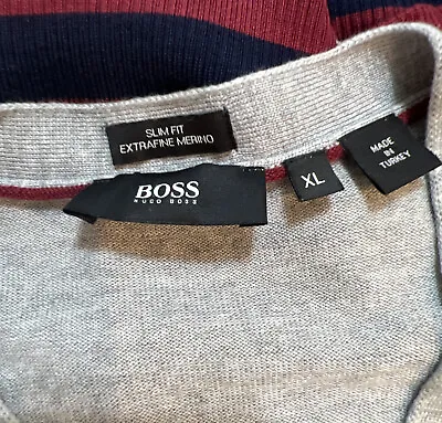 BOSS Hugo Boss Men’s Sweater Sz XL Slim Fit • $25