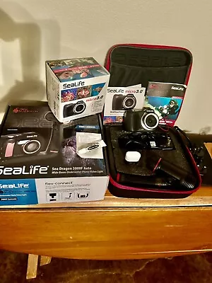 SeaLife Micro 3.0 And Sea Dragon 3000F Auto -  Underwater Camera & Light Set • $750