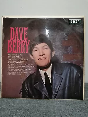 Rare Dave Berry - Dave Berry  12 LP Vinyl Decca LK 4653- First Published 1964 • £15