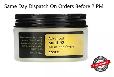 COSRX Advanced Snail 92 All In One Cream 100g Same Day Dispatch • £13.90