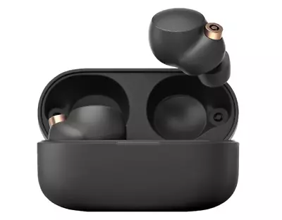 $285 • Buy Sony Wireless WF-1000XM4 Noise Cancelling Headphones Black