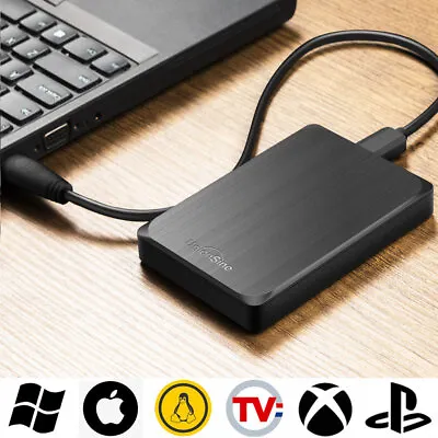 External Gaming Hard Drive Laptop Storage HDD 750GB 2TB For Mac Xbox One PS4 PS5 • £14.88