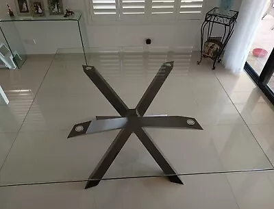 Glass Dining Table Used • $350