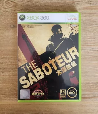 The Saboteur Xbox 360 Complete W/ Manual PAL Compatible English NTSC J Release • $34.99