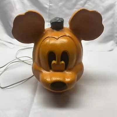 Disney Halloween Mickey Mouse Light Up Pumpkin Decoration Trendmaster Style • $35