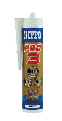 Hippo Pro3 Sealant Adhesive And Filler Hybrid 3 In 1 Seals Under Water • £12.95