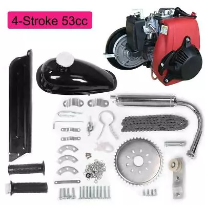 High Grade 4-Stroke 53CC Gas Petrol Motorized Bicycle Bike Engine Motor Kit • $158.99