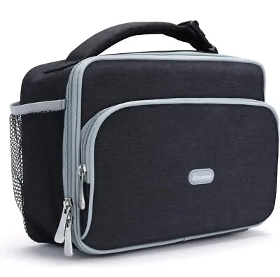 Insulated Lunch Bag Adult Lunch Box For Work School Men Women Kids Leakproof • £13.89