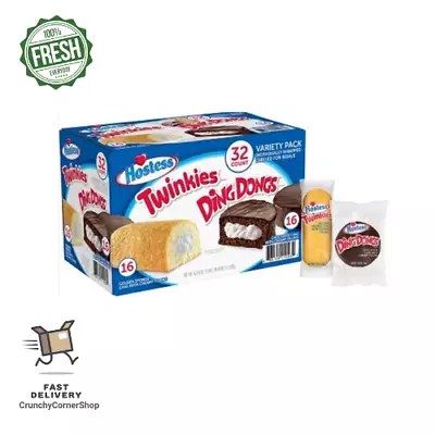Hostess Twinkies And Ding Dongs Variety Pack (1.31 Oz. 32 Pk.) • $10.99