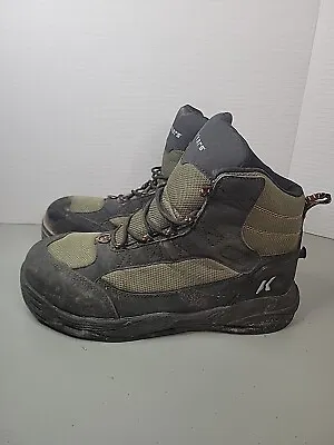 Korkers Greenback Felt Wading Boots Lightweight  Men’s Size 12 • $70