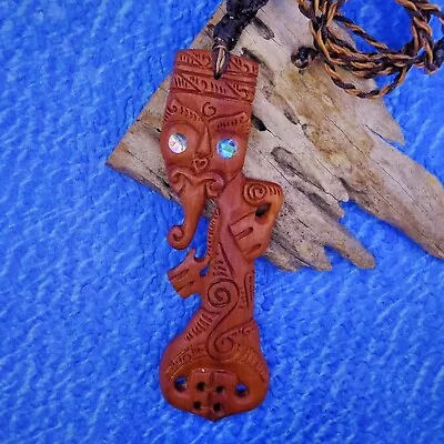 LARGE Maori Tiki Weapon 5  Pendant Necklace Gift For Him • $24