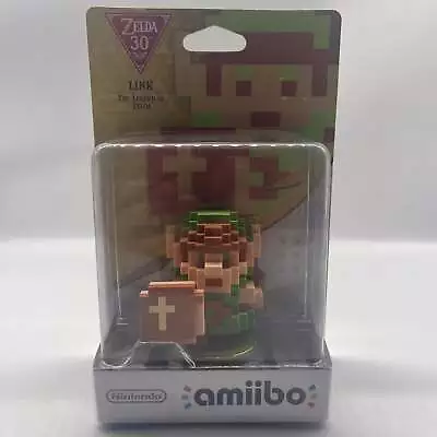 The Legend Of Zelda 30th Anniversary 8 Bit Pixel Link Amiibo Figure • $69.95