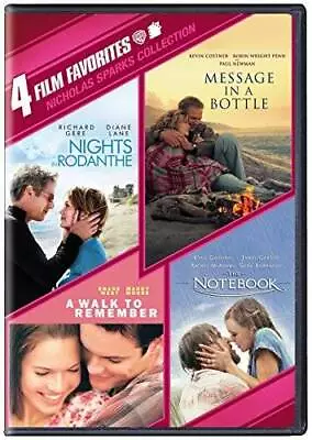 4 Film Favorites: Nicholas Sparks (Message In A Bottle Nights In Ro - VERY GOOD • $4.86