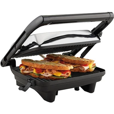 $57.60 • Buy Hamilton Beach Panini Press Gourmet Sandwich Maker Electric Indoor Grill Machine