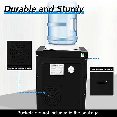 Top Loading Hot Cold Water Dispenser Freestanding Cooler 5 Gallon Home Office • $49.41