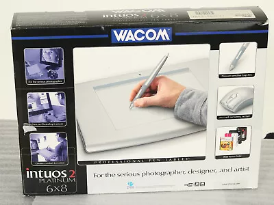 WACOM INTUOS 2 GRAPHICS DRAWING TABLET XD-0608-U W/ Stylus Pen  • $5.99