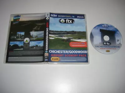 £11.99 • Buy ORBX FTX CHICHESTER / GOODWOOD Pc DVD Add-On Microsoft Flight Simulator X FSX