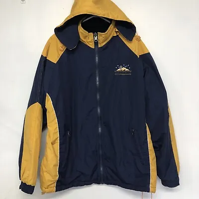 Prairie Mountain Ski Jacket Waterproof  Men Size XL Seattle Blue/Yellow RN#86166 • $31.99